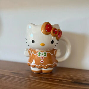 Hello Kitty Christmas Gingerbread Mug - Brand New